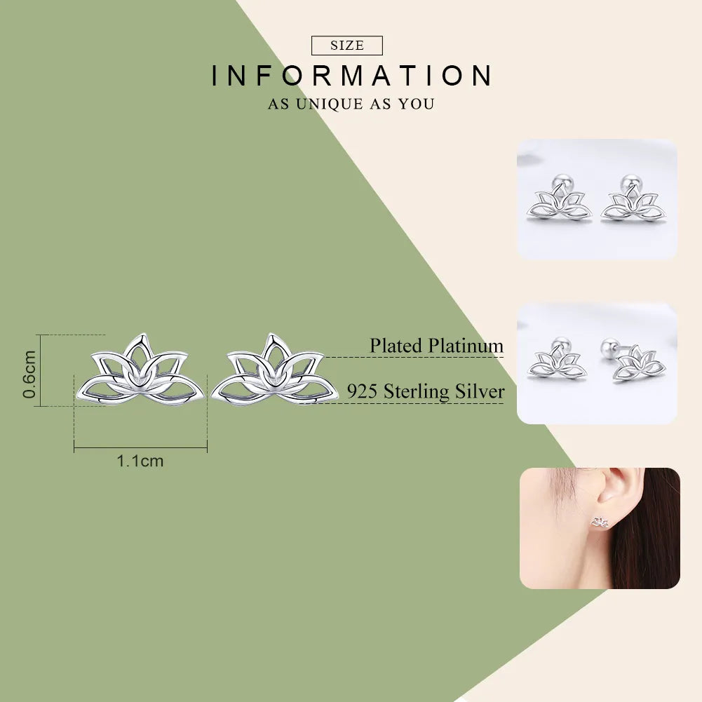 Flower damoer earrings