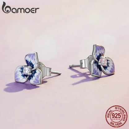 Damoer flower earrings
