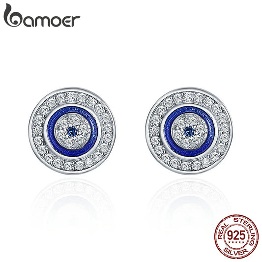 Mamoer Eyes Earrings in Sterling Silver 925
