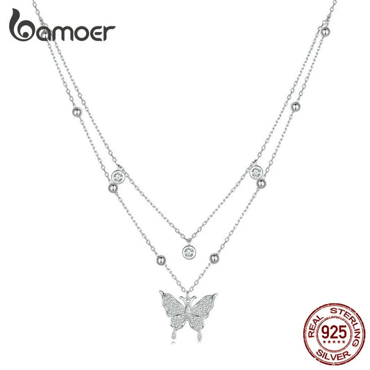 Bamoer Butterfly Necklace