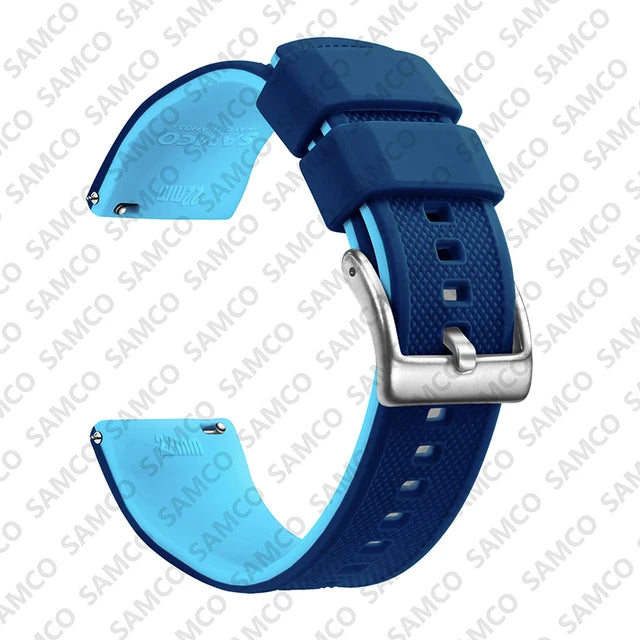 Bracelet en silicone bicolore Samco
