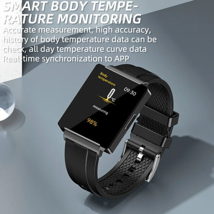 Smartwatch KS01 Uomo / Donna NFC 1,85 Tela de toque completo
