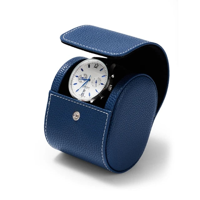 Travel Dust Leather Watch Holder