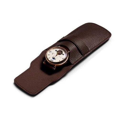 Travel Dust Leather Watch Holder