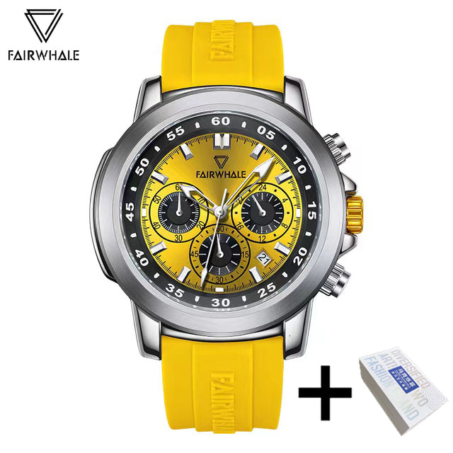 orologio da polso Mark Fairwhale fw5520 cronografo cinturino in silicone automatico 