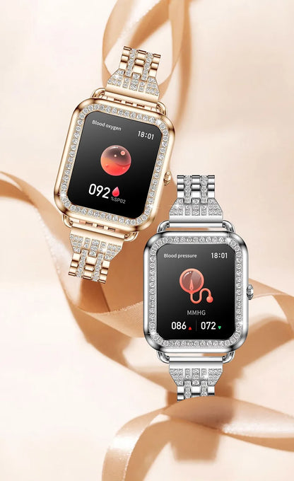 Lige I68 Smartwatch für Frauen mit Doppel gurt