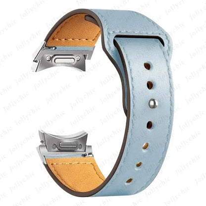 Suede Leather Strap for Samsung 4 5 6 Smartwatch