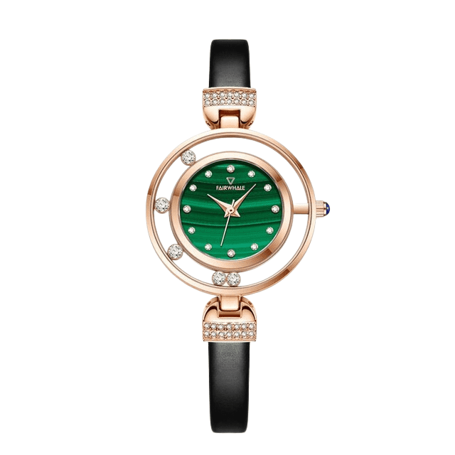 orologio da polso donna gioiello Fairwhale fw 3260 al quarzo verde