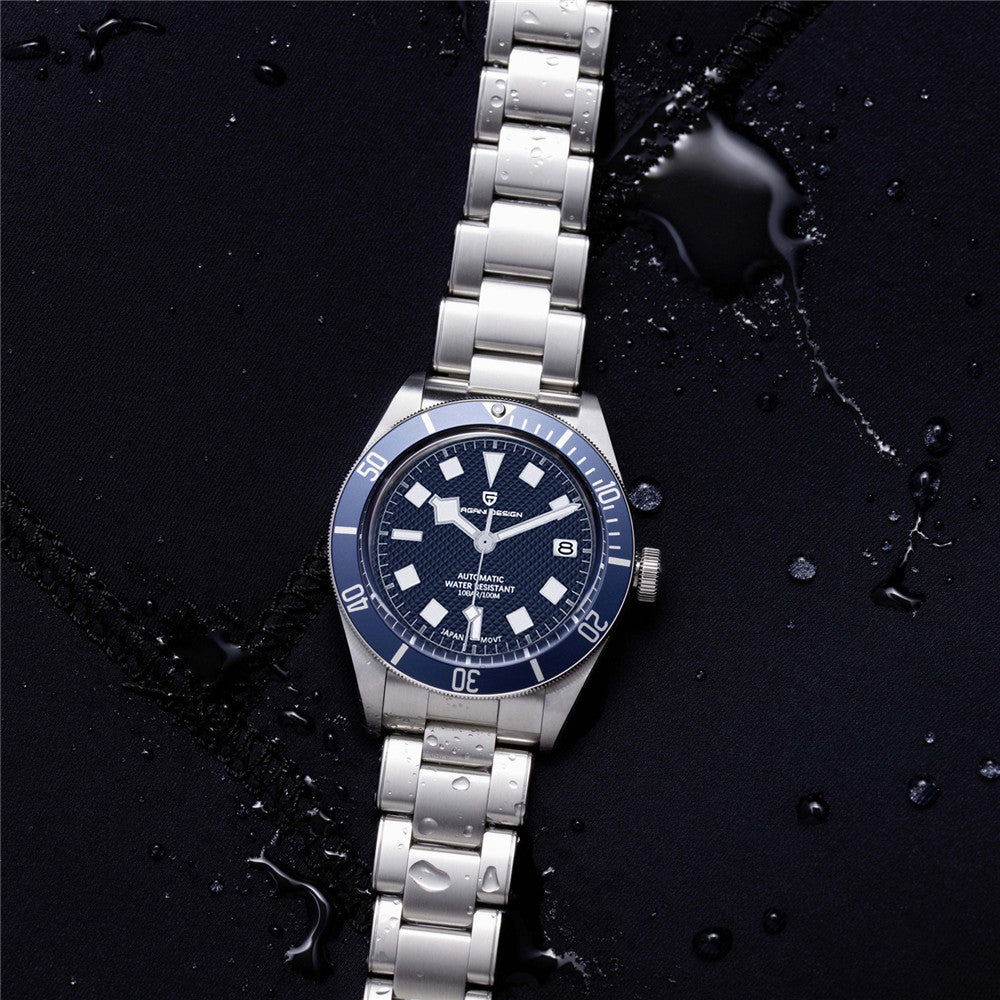 PAGANI DESIGN Sapphire Glass 40MM Ceramic GMT Mechanical Watches 100m -  jewlryxchange